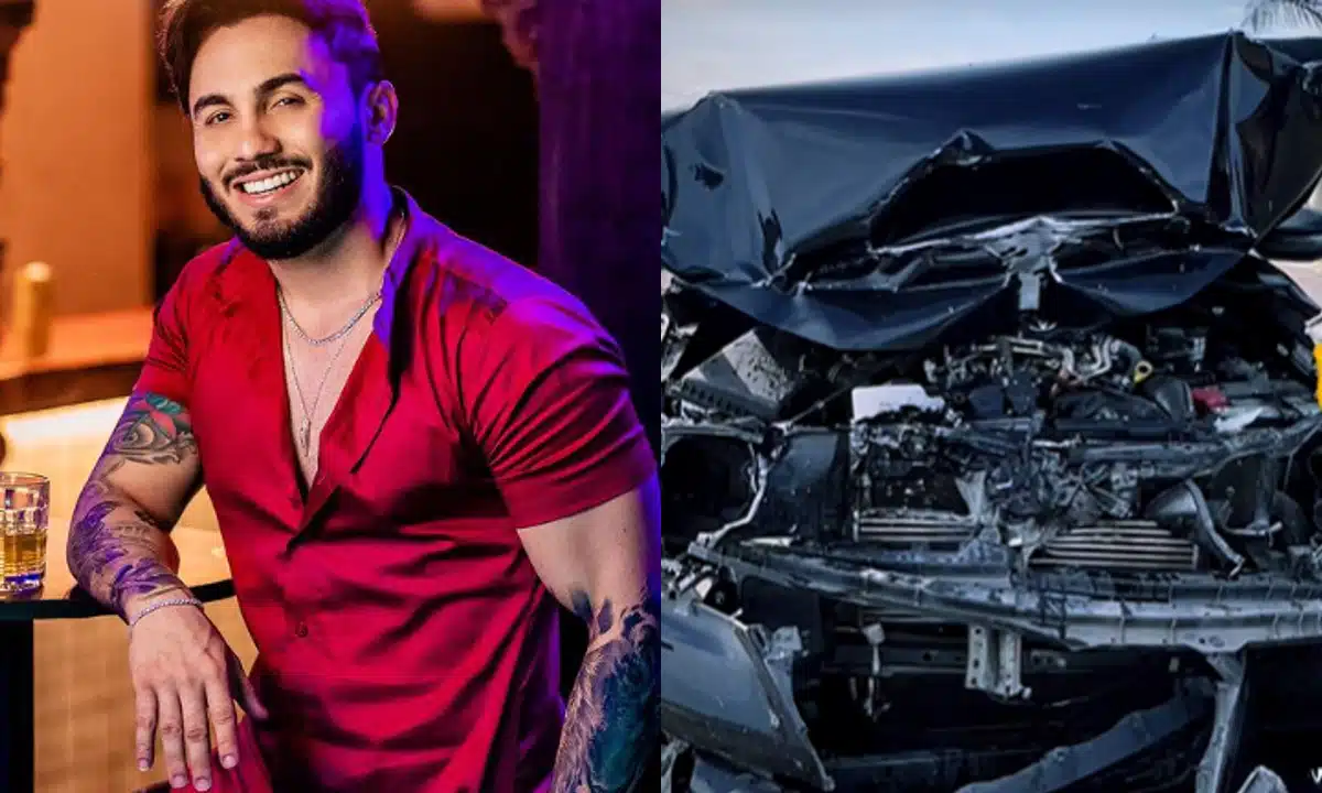 Sertanejo tem carro destruído após acidente em Aracaju: ‘Gloria mil vezes por mais um livramento’