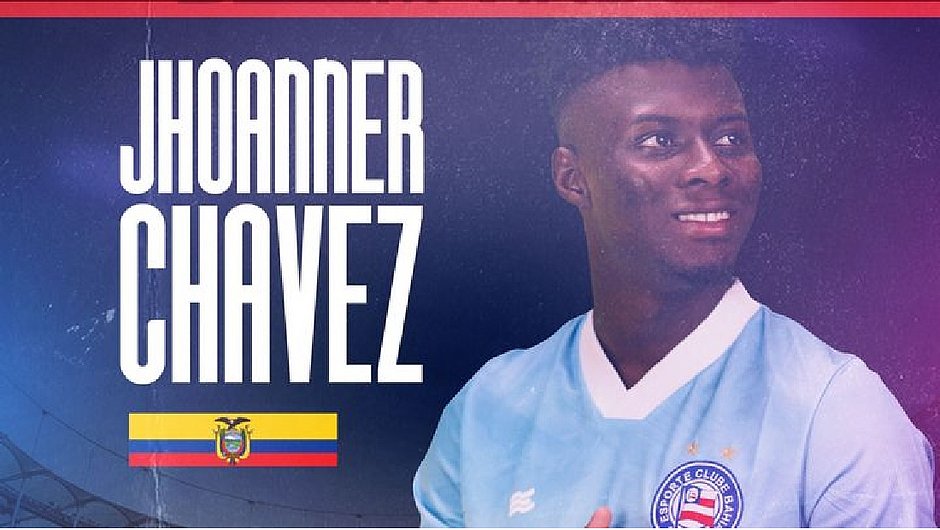 Bahia anuncia a contratação do lateral equatoriano Jhoanner Chávez