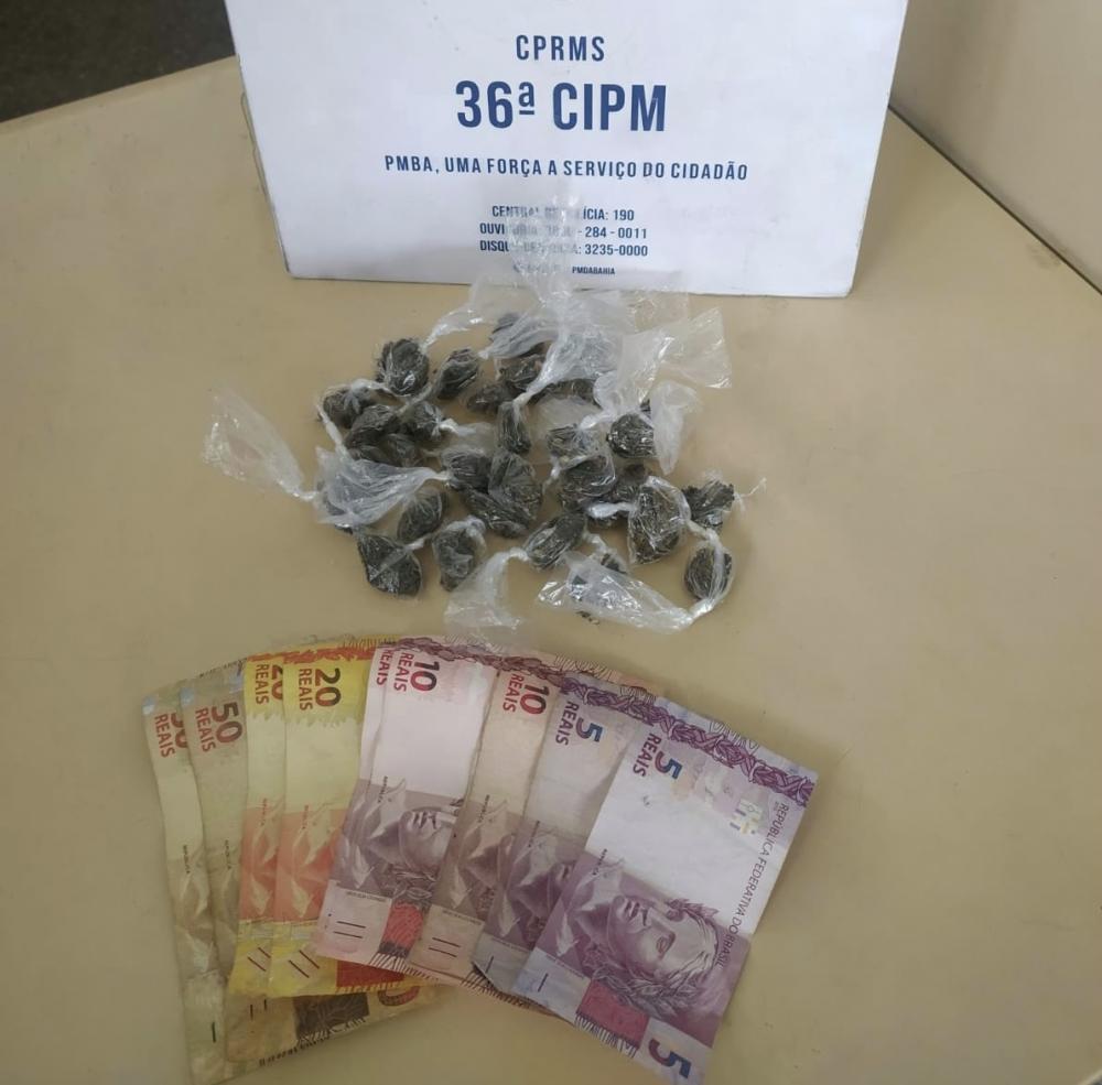 Homens são presos por tráfico de drogas em Dias d’Ávila 