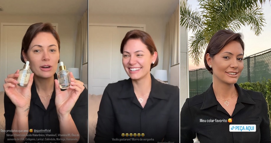Influenciadora? Michelle Bolsonaro faz propaganda de produtos no Instagram