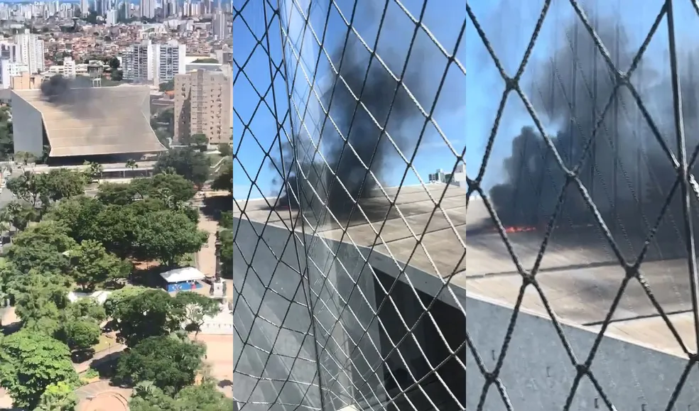 Incêndio atinge Teatro Castro Alves em Salvador