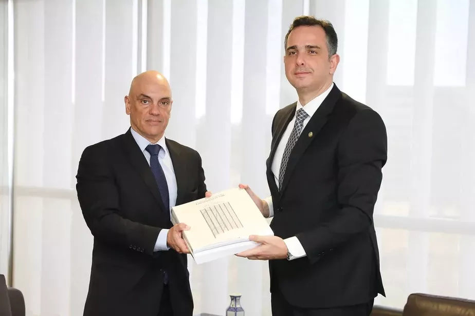 Moraes faz campanha para Pacheco vencer no Senado 