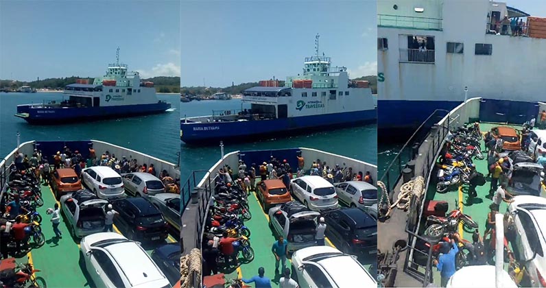 Vídeo mostra momento de batida ferries-boats; confira 