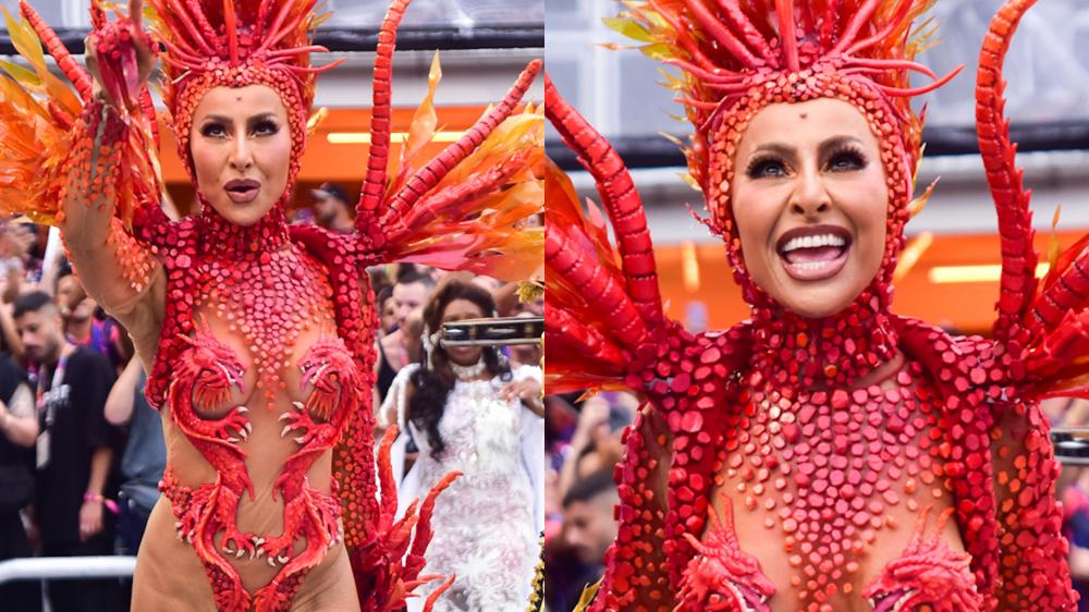 Sabrina Sato é atacada nas redes por fantasia da Gaviões