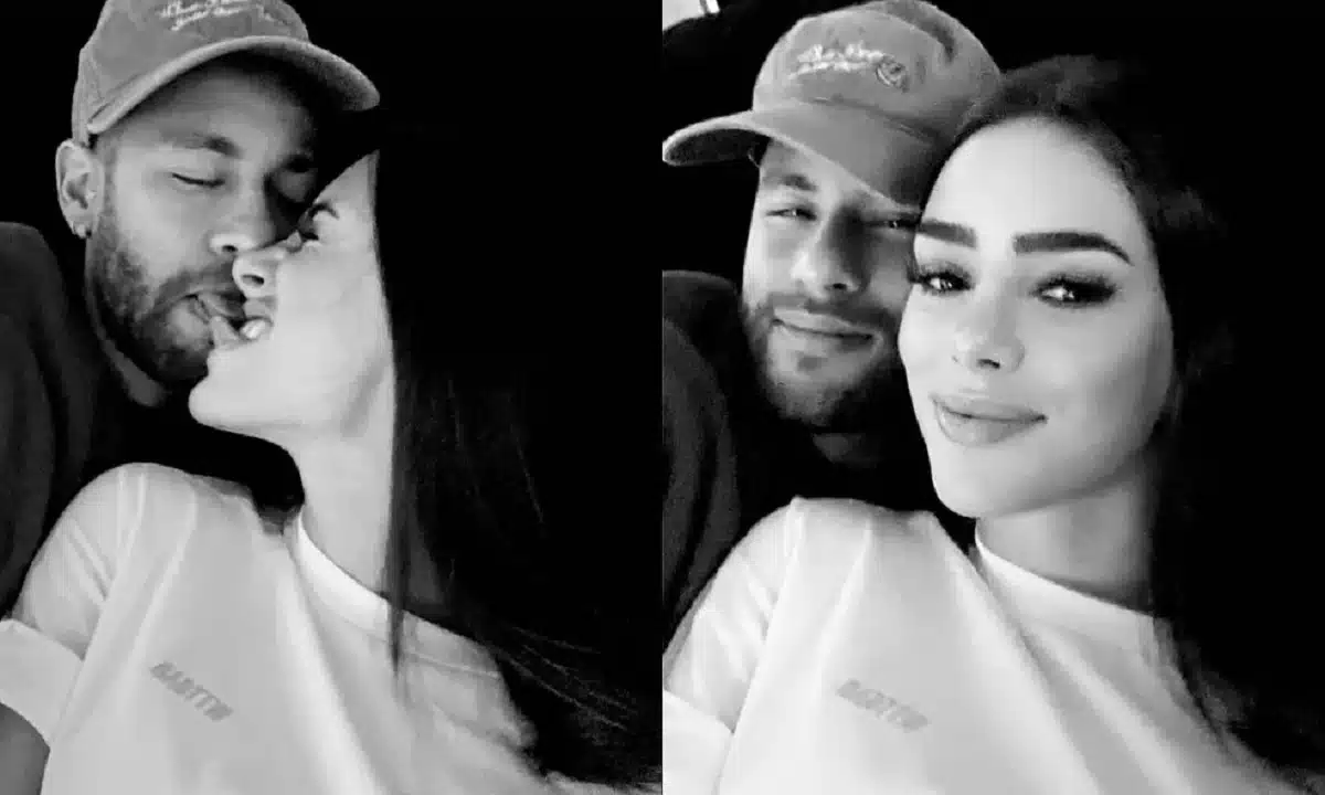 Neymar surge aos beijos com Bruna Biancardi após reatarem namoro