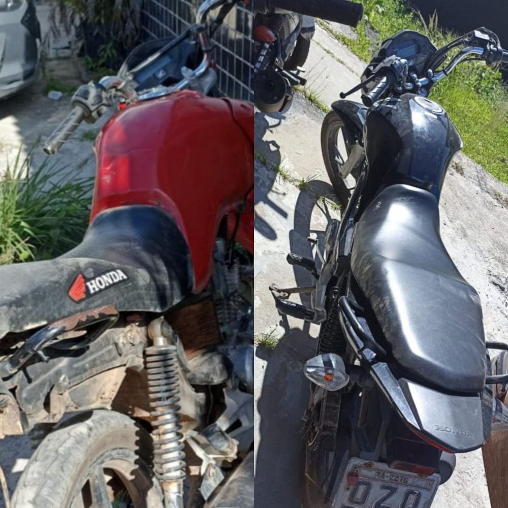 Motocicletas, drogas e arma são apreendidas em operação da Polícia Militar