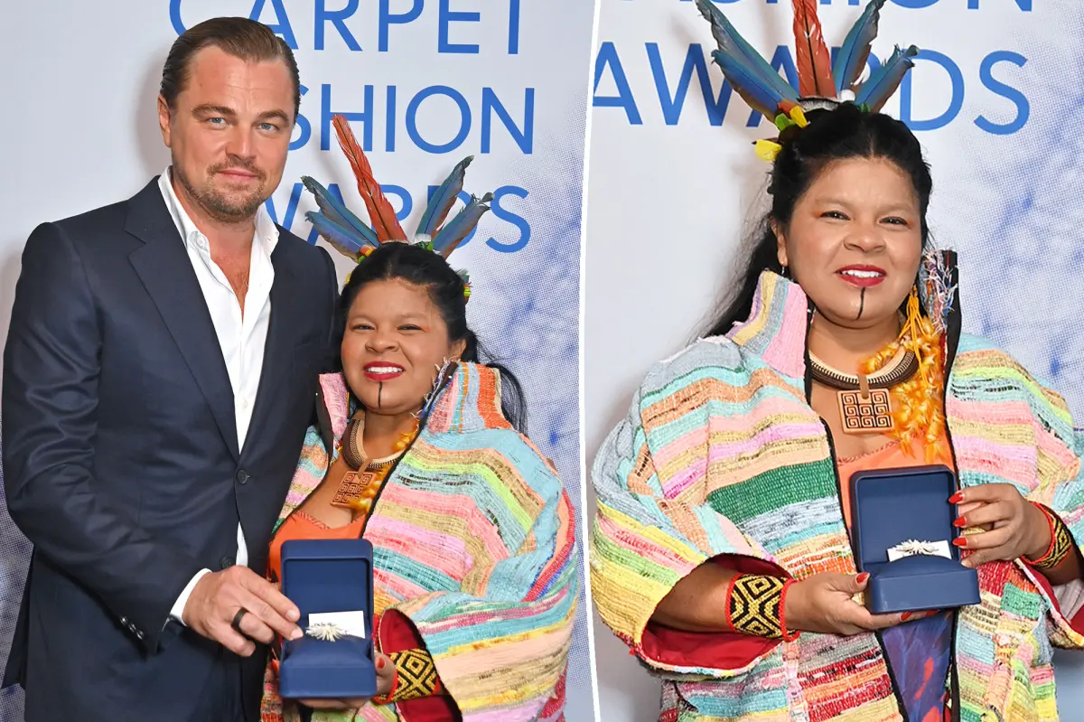 DiCaprio homenageia ministra dos Povos Indígenas em evento pré-Oscar