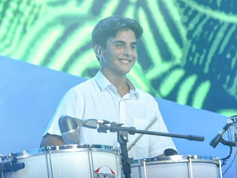 Aos 13, Marcelo Sangalo participa de show histórico no Farol