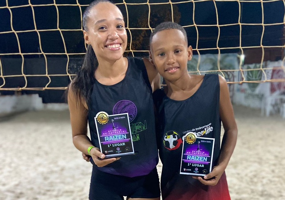 Atletas diasdavilenses são destaques em torneio de futevôlei