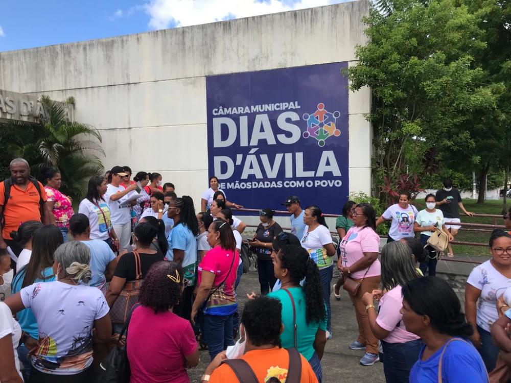 Agentes Comunitários de Saúde fazem mobilização na Câmara por melhorias das condições de Trabalho