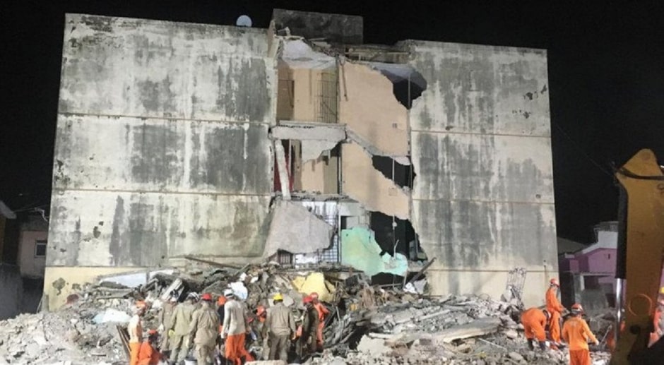 Desabamento em Olinda: sobe para seis o número de mortos