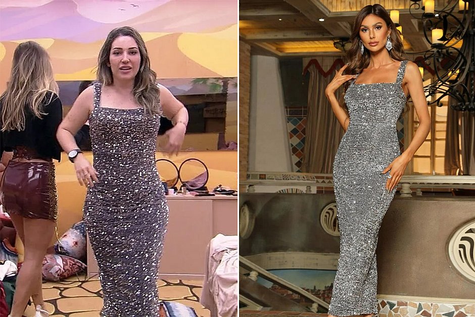 Amanda usou vestido comprado na Shein na Final do BBB 23
