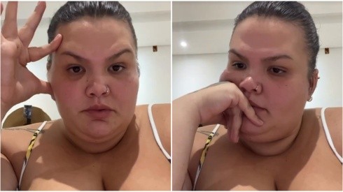 Thais Carla é dada como morta pelo INSS e exibe 'laudo' de óbito