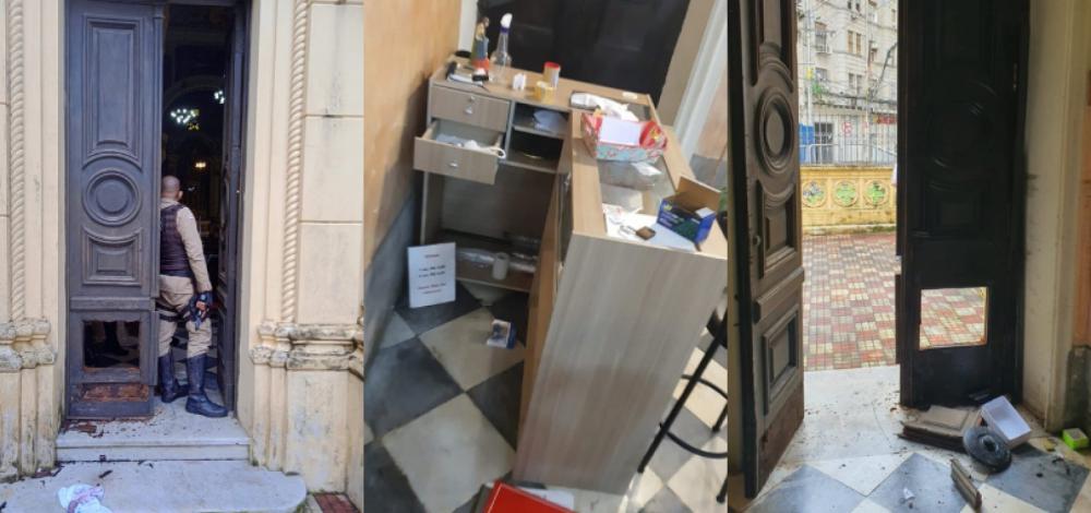 Bandidos arrombam igreja e roubam até as hóstias em Salvador