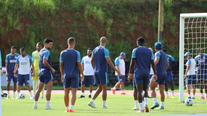 Com Everaldo e Chavez, Bahia encerra preparação para encarar o Santos
