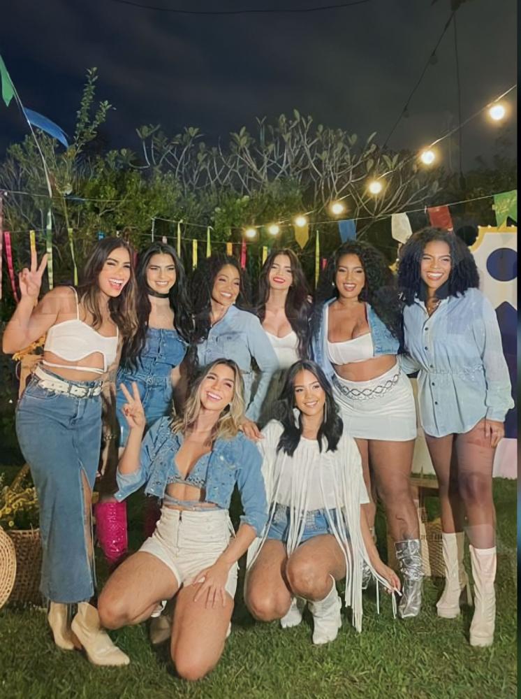 Influencers baianas participam de ensaio fotográfico em Mata de São João