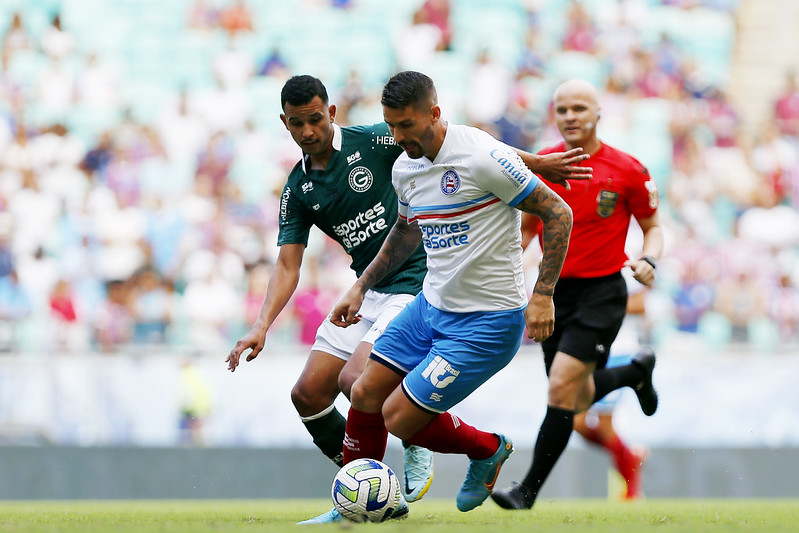 Bahia empata com o Goiás na Fonte e chega a três jogos sem vencer no Brasileirão