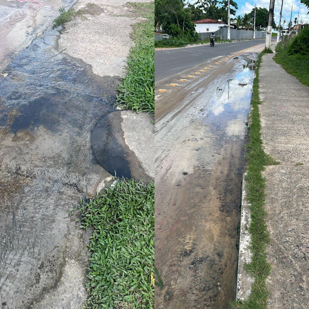 Moradores reclamam de esgoto a céu aberto na Laurindo Régis