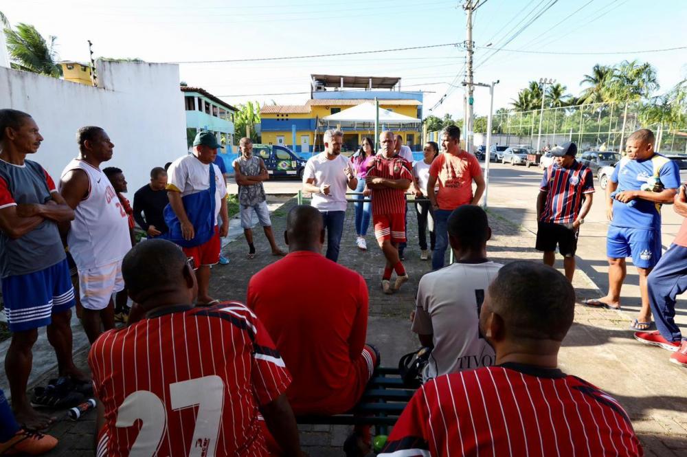 O incansável vereador Flavio Matos emplaca mais um final de semana intenso com o Gabinete de Rua
