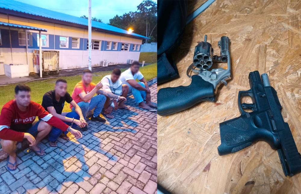 Policiais do PETO prendem quadrilha que planejava assaltar fazendas no Litoral de Mata de São João 