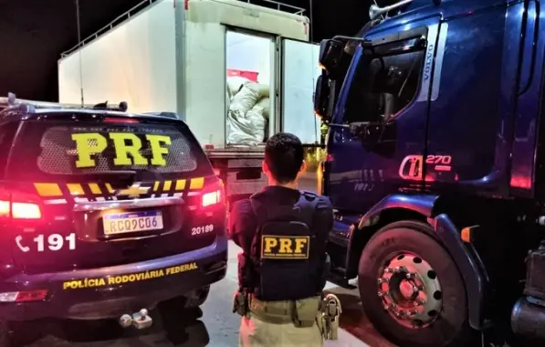 PRF apreende 27 toneladas de camarão sem nota fiscal no norte da Bahia
