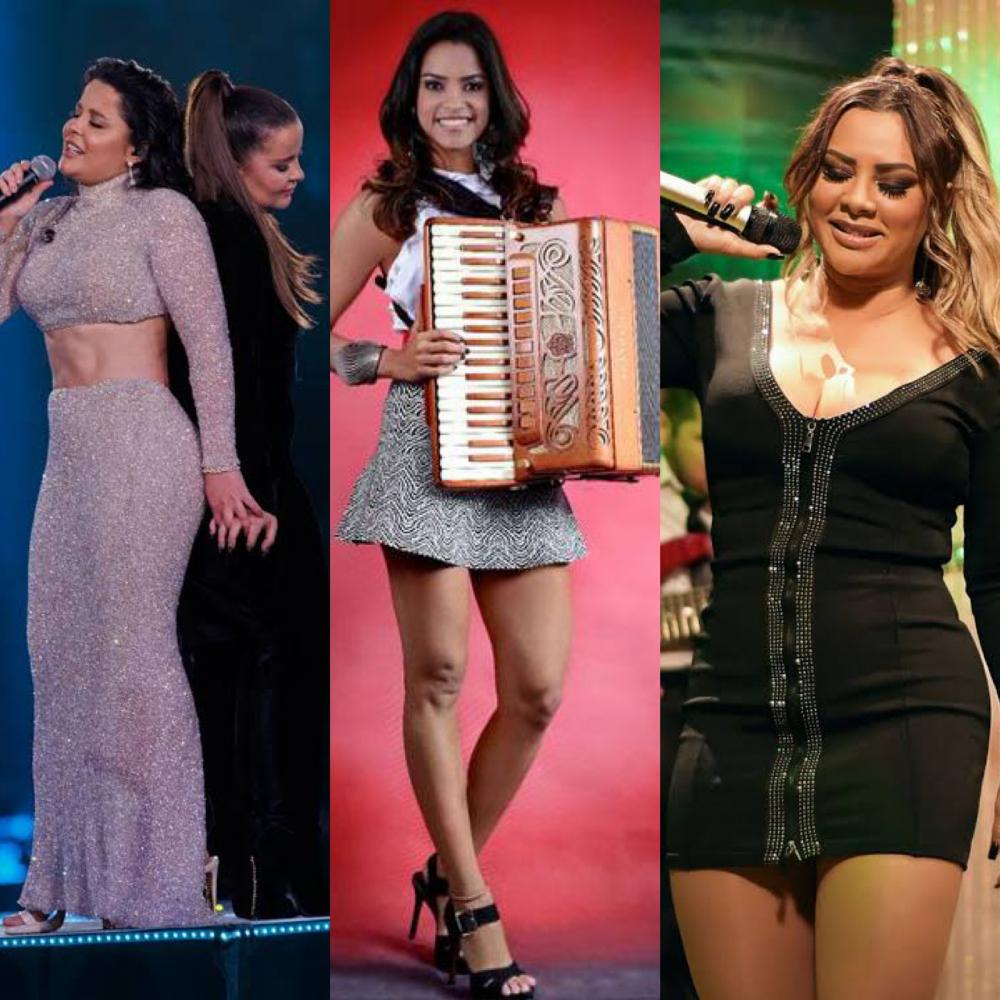 Maiara e Maraisa, Lucy Alves e Márcia Felipe abrem a primeira noite do São João de Mata