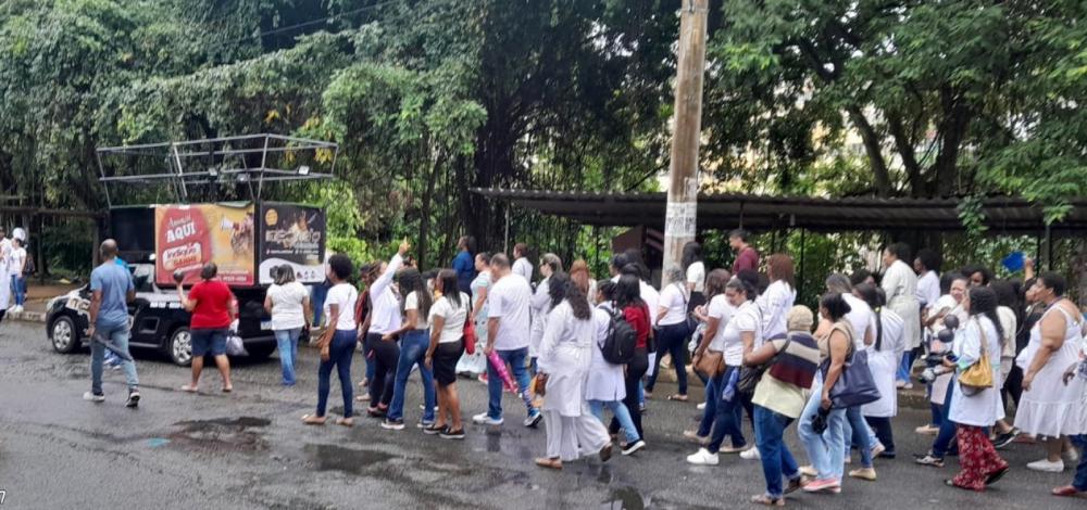 Enfermeiros na Bahia fazem paralisação para reivindicar novo piso salarial