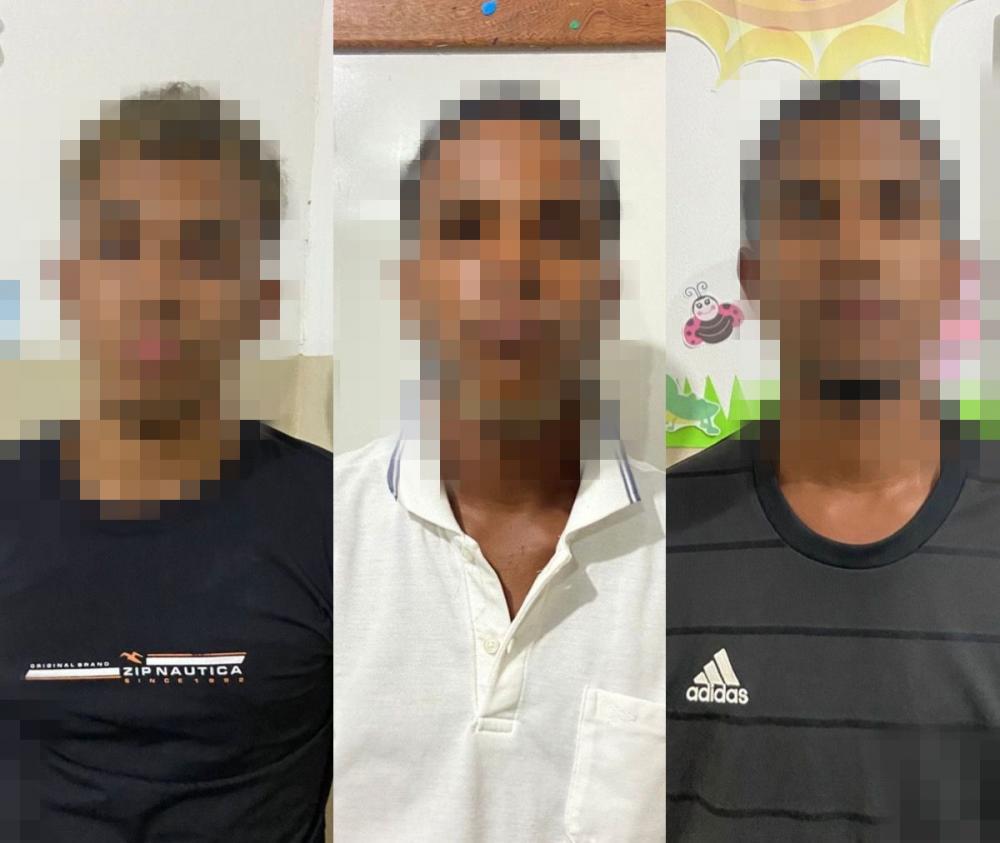 Três homens são presos acusados de tráfico de drogas na Festa de Açu da Torre
