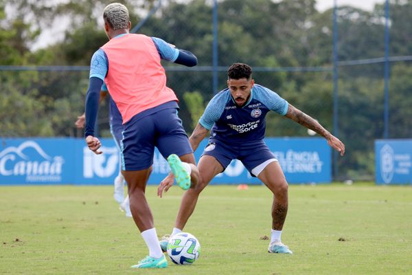 Sem Cauly, Bahia treina antes de enfrentar o Cuiabá