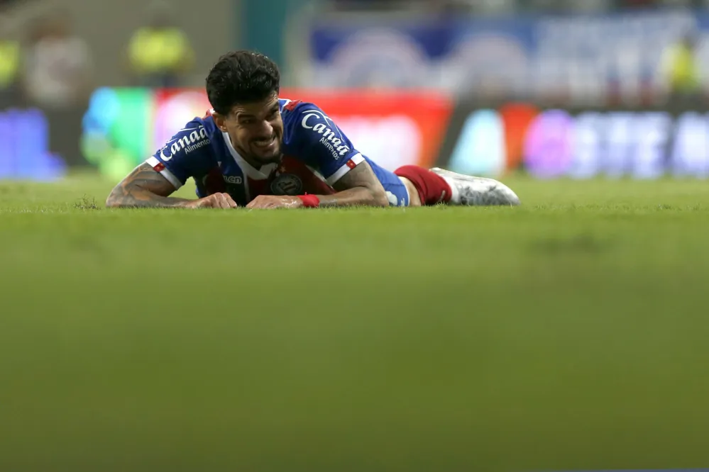 Com incômodo na coxa, Cauly é desfalque do Bahia contra o Cuiabá