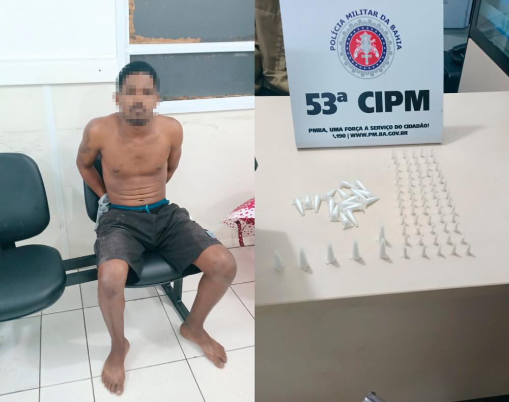 Traficante do Rio de Janeiro é preso pela PM em Praia do Forte 