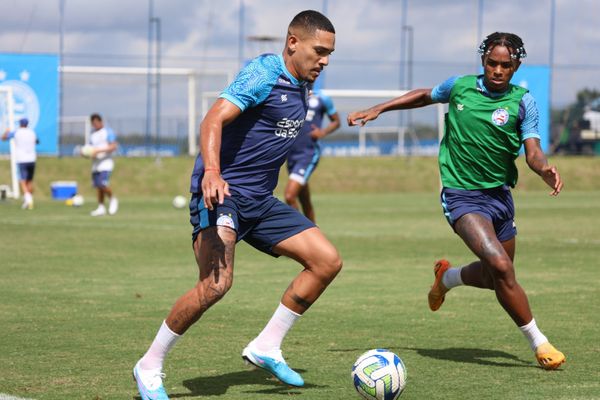 Com Gilberto em campo, Bahia inicia preparação para decisão contra o Grêmio