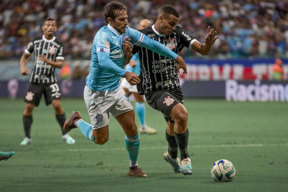 Bahia domina, mas fica no empate com o Corinthians e pode fechar a rodada na zona de rebaixamento