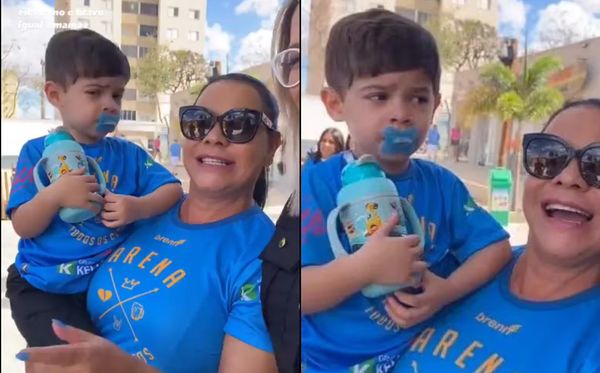Reação do filho de Marília Mendonça após encontro com sósia da cantora comove a internet