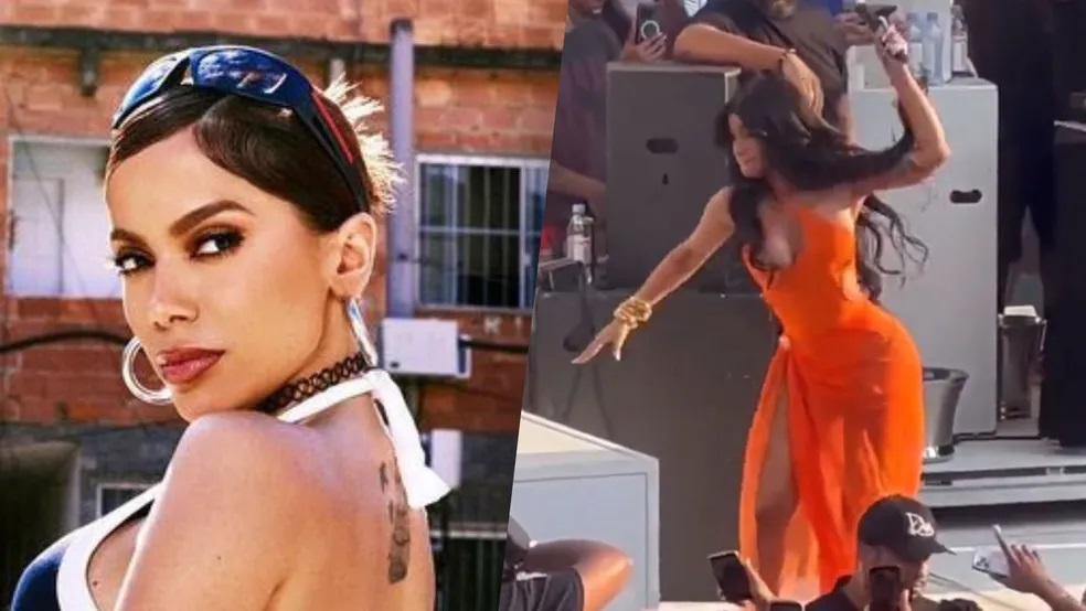 Cardi B arremessa microfone em fã que jogou bebida, e Anitta sai em defesa