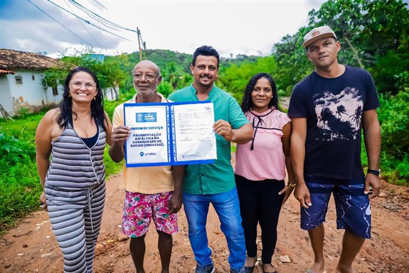 Ordens de Serviço para pavimentação asfáltica são assinadas no Litoral de Mata de São João