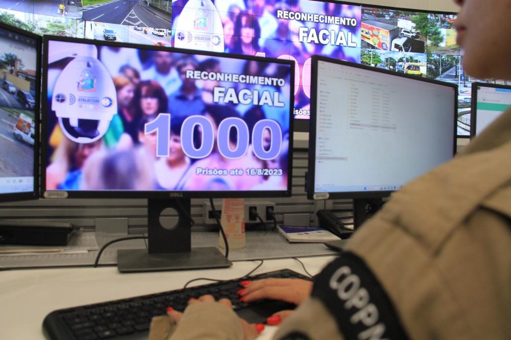 Reconhecimento Facial chega a marca de 1.000 foragidos da Justiça localizados 