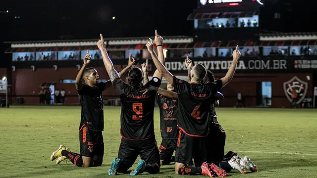 Vitória supera desfalques e vence o Botafogo-SP no Barradão