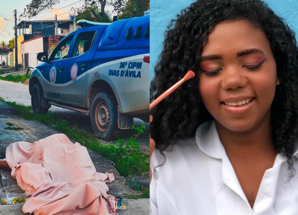 Acusado de matar maquiadora Bruna é assassinado a tiros em Dias d’Ávila