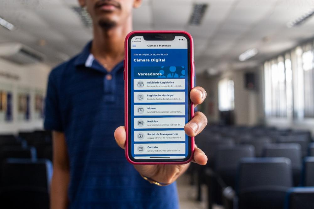 Câmara Matense lança novo portal e Aplicativo nesta quinta