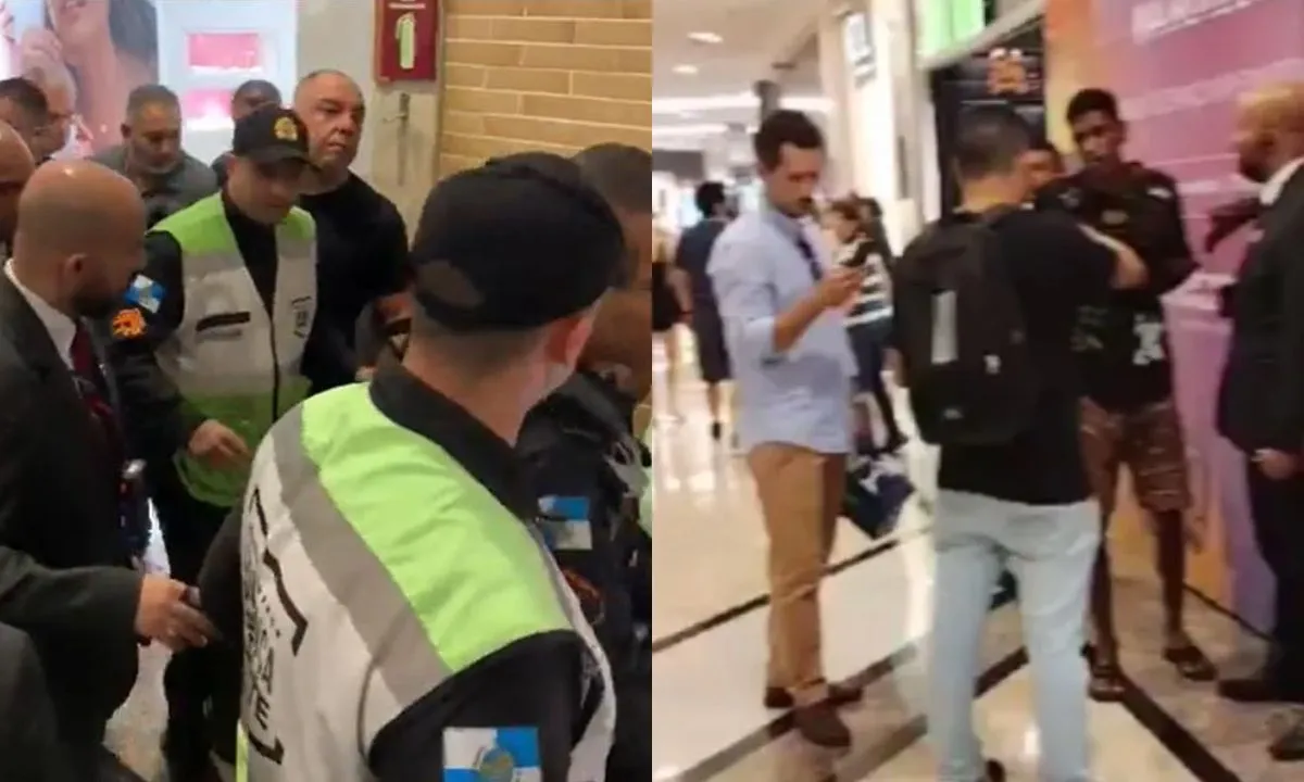 Vice-presidente do Flamengo agride torcedor em shopping no Rio de Janeiro