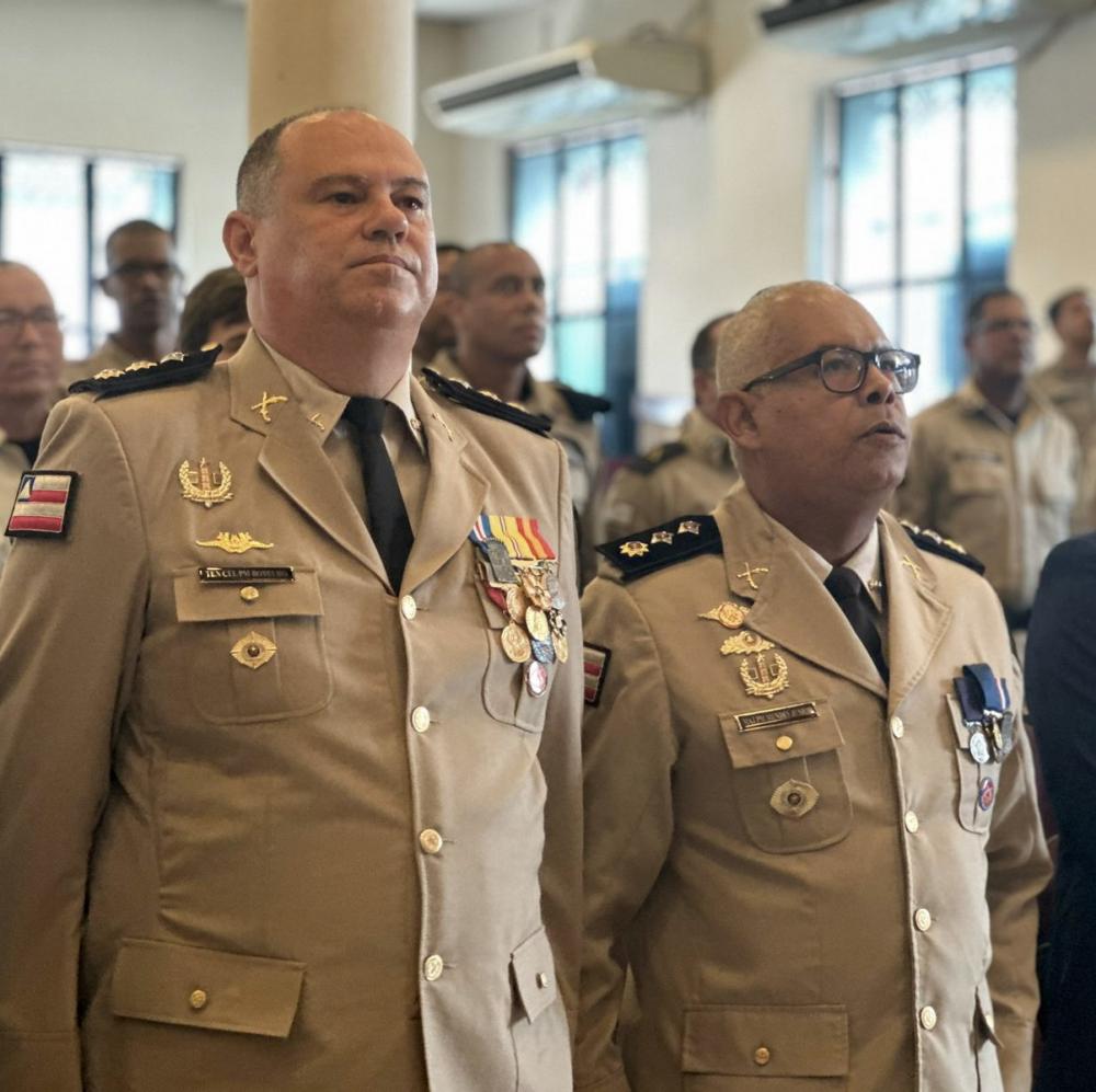 Major Mendes assume comando da 53ª CIPM de Mata de São João durante cerimônia