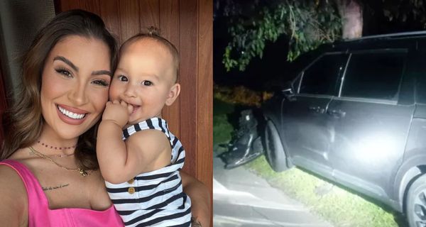 Bianca Andrade e filho são liberados do hospital após acidente