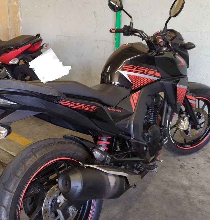 Motocicleta é roubada na entrada de Areia Branca