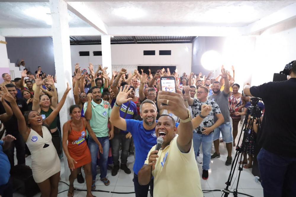 Dudu do Povo declara apoio a pré-candidatura de Flávio Matos em evento no Parque Satélite
