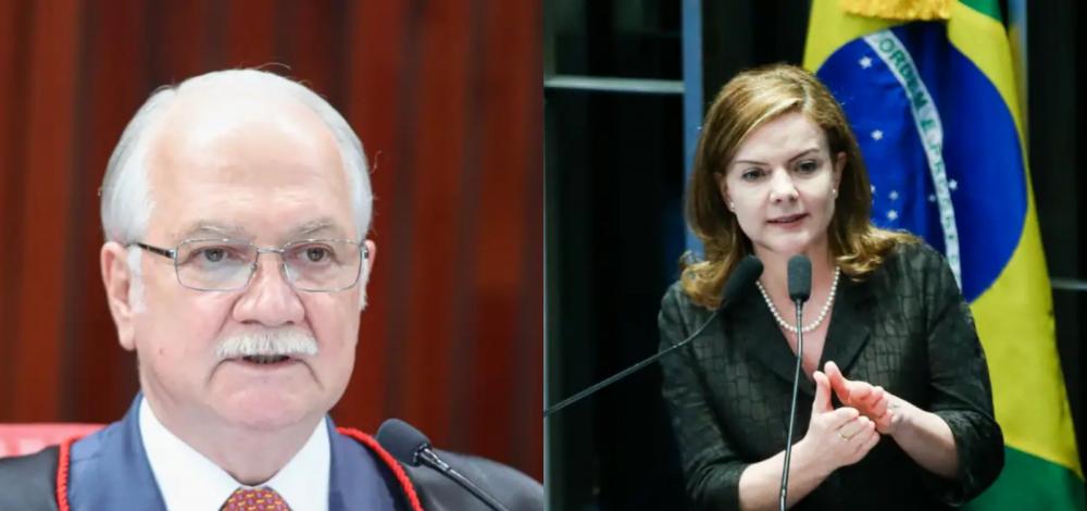 Fachin vota por rejeitar denúncia de corrupção passiva e lavagem de dinheiro contra Gleisi Hoffmann