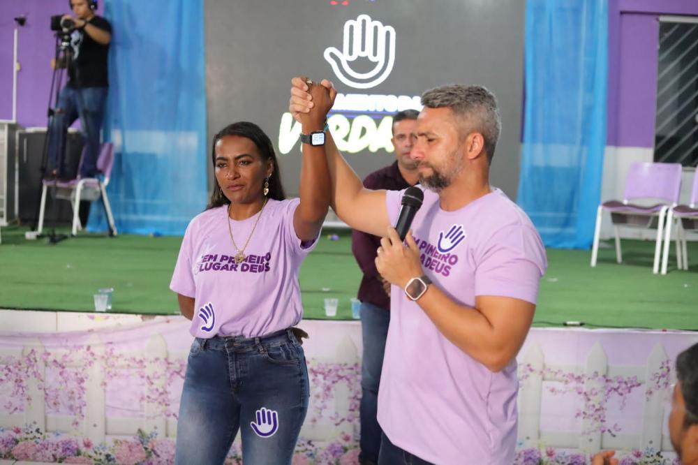 A poucos dias do anúncio oficial do candidato a prefeito, Jamessom e Professora Angélica oficializam apoio ao pré-candidato Flávio Matos