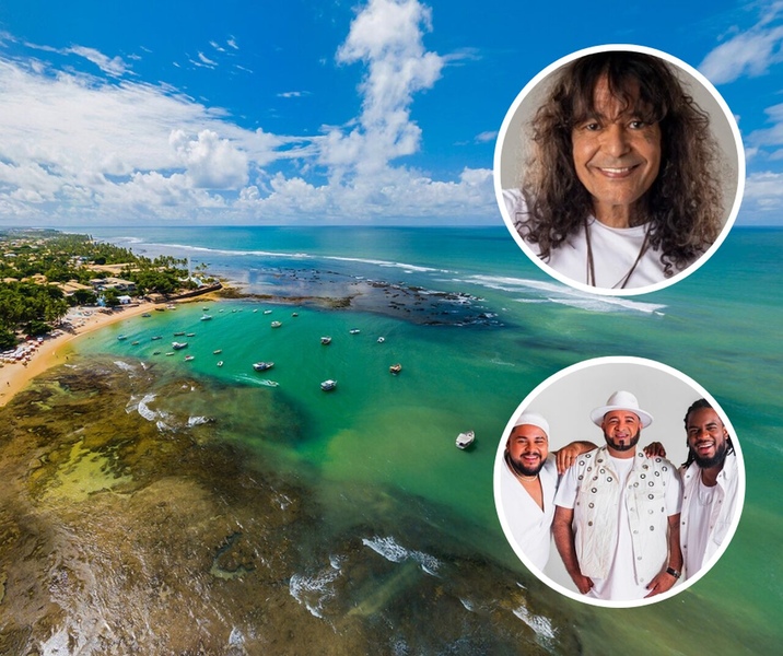 Praia do Forte terá festival de música e gastronomia com Luiz Caldas e Filhos de Jorge