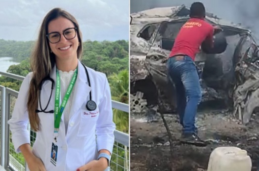Acidente entre dois carros deixa médica morta em Riachão do Jacuípe