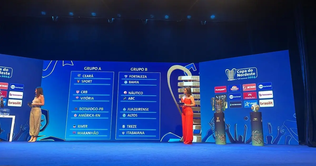 Sorteio da Copa do Nordeste 2024 define adversários de Bahia, Juazeirense e Vitória